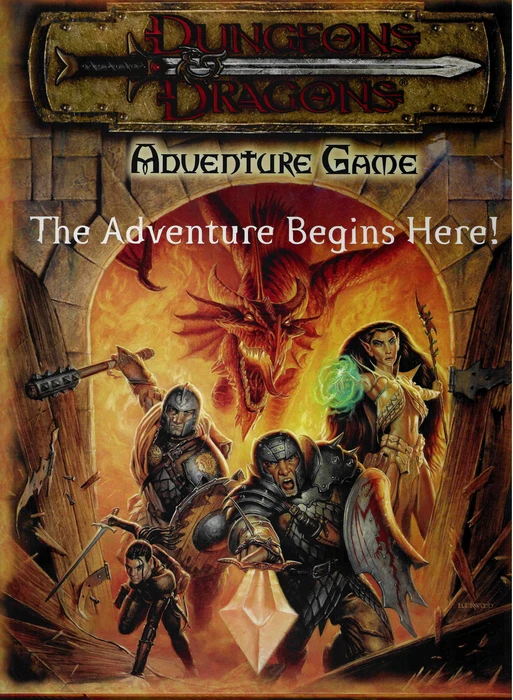Cover image of Dungeons & Dragons Adventure Game board game