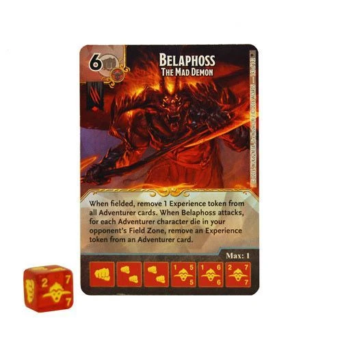 Cover image of Dungeons & Dragons Dice Masters: Faerûn Under Siege Belaphoss Promo Card board game