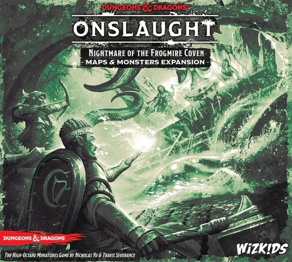 Cover image of Dungeons & Dragons: Onslaught – Nightmare of the Frogmire Coven: Maps & Monsters Expansion board game