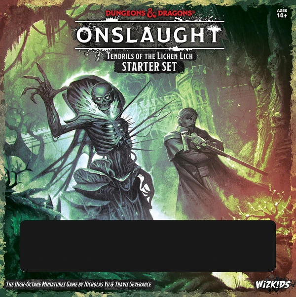 Cover image of Dungeons & Dragons: Onslaught – Tendrils of the Lichen Lich Starter Set board game
