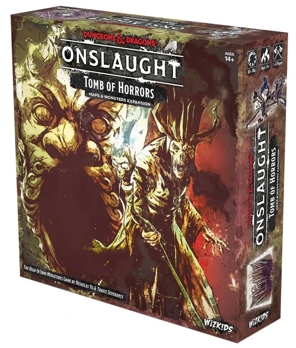 Cover image of Dungeons & Dragons: Onslaught – Tomb of Horrors: Maps & Monsters Expansion board game