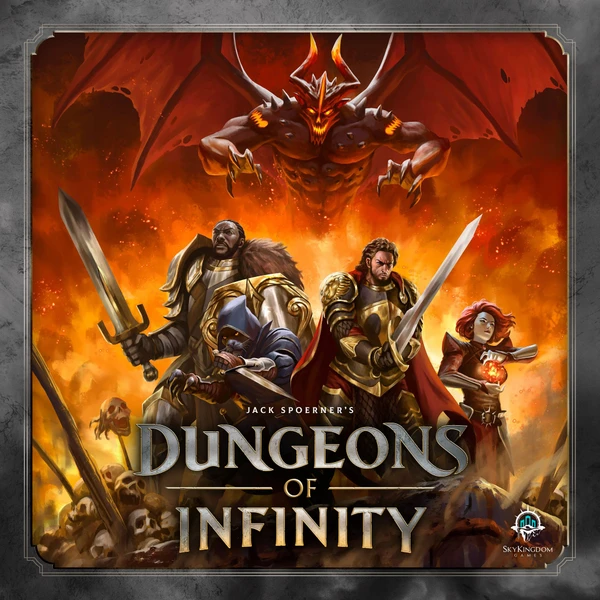 Cover image of Dungeons of Infinity board game