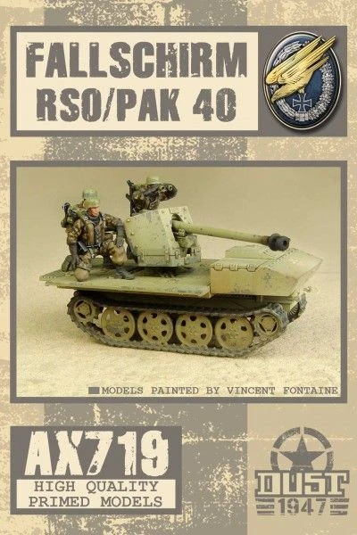 Cover image of Dust 1947: Fallschirm RSO/PAK 40 board game