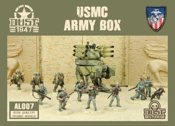 Cover image of Dust 1947: USMC Army Box board game