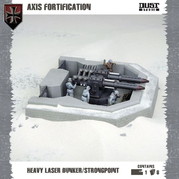 Cover image of Dust Tactics: Axis Fortification – Heavy Laser Bunker / Strongpoint board game