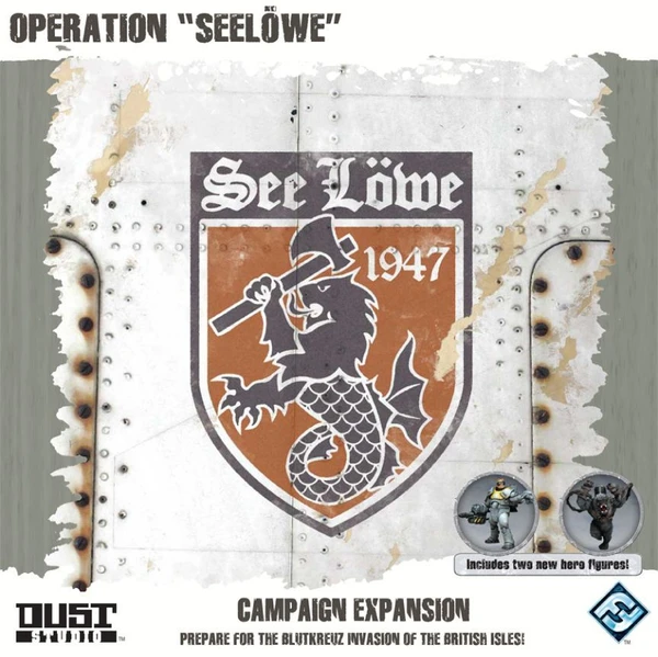 Cover image of Dust Tactics: Operation "SeeLöwe" board game