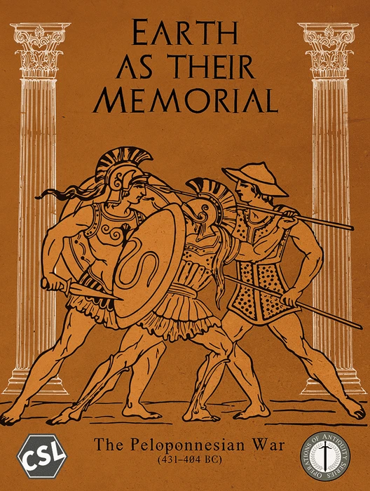Cover image of Earth As Their Memorial: The Peloponnesian War (431-404 BC) board game