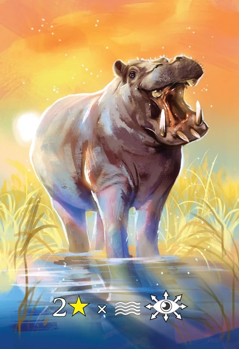 Cover image of Ekosystem 3: Sawanna – Hipopotam board game