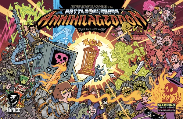 Cover image of Epic Spell Wars of the Battle Wizards: Annihilageddon Deck-Building Game board game