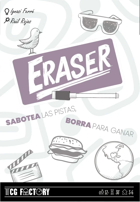 Cover image of Eraser board game