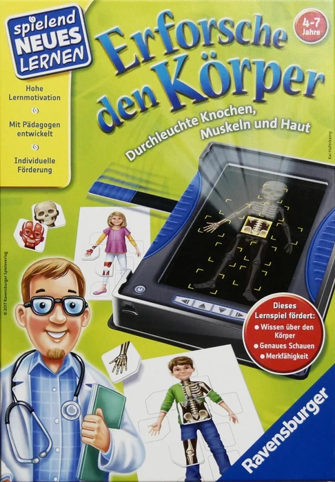Cover image of Erforsche den Körper board game