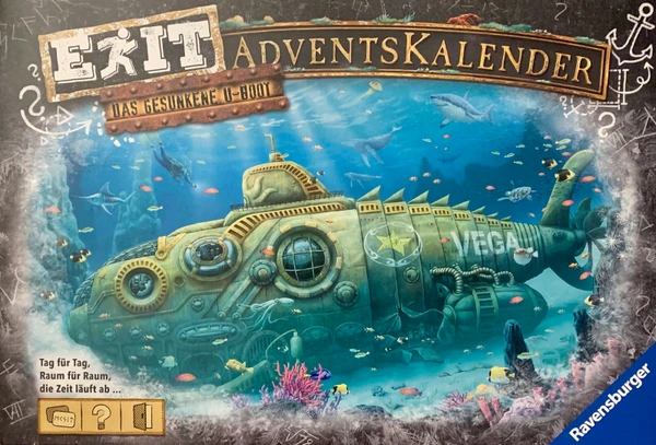 Cover image of Escape Advent Calendar: The Sunken Submarine board game