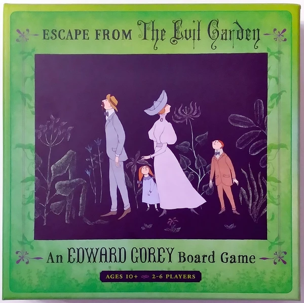 Cover image of Escape from the Evil Garden: An Edward Gorey Board Game board game
