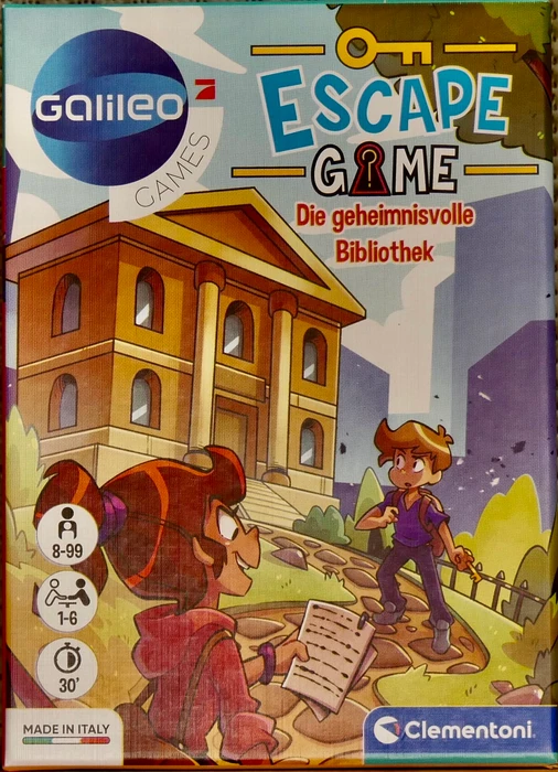 Cover image of Escape Game: Die geheimnisvolle Bibliothek board game