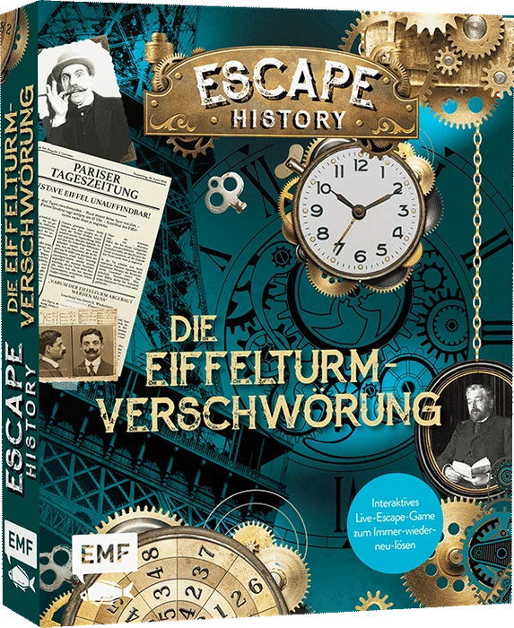 Cover image of Escape History: Die Eiffelturm-Verschwörung board game