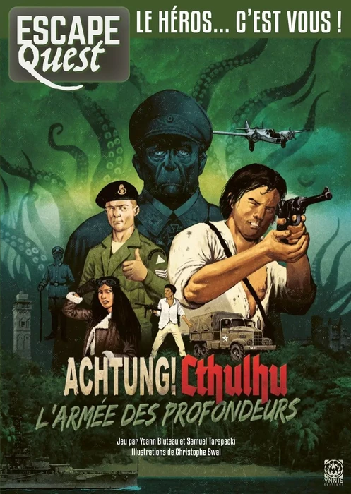 Cover image of Escape Quest: Achtung! Cthulhu – L'Armée des Profondeurs board game