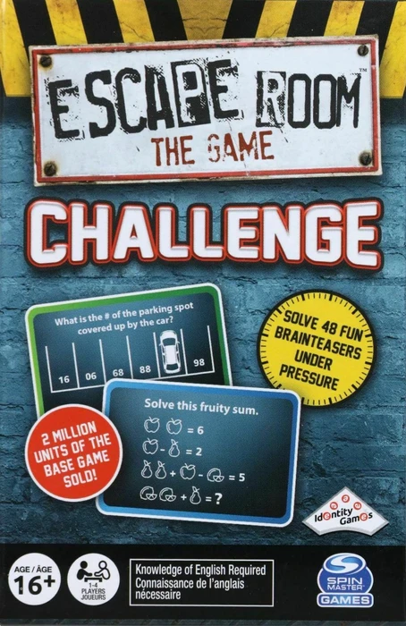 Cover image of Escape Room: The Game – Challenge board game