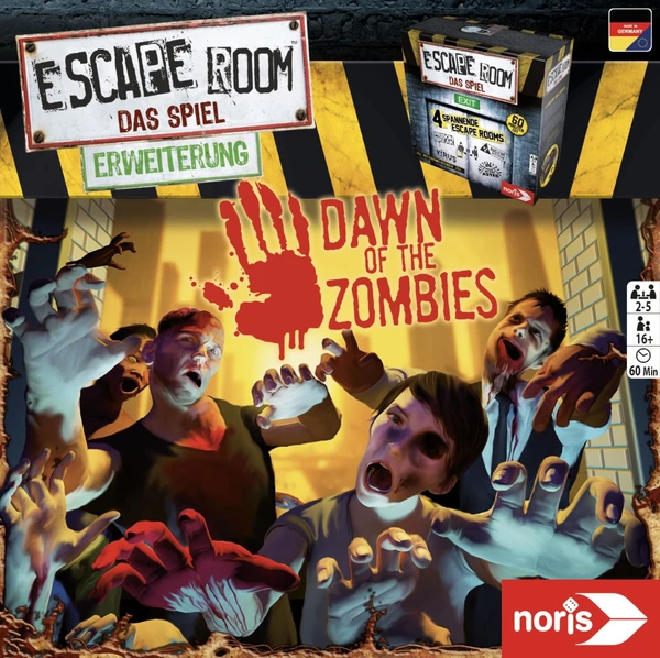 Cover image of Escape Room: The Game – Dawn of the Zombies board game