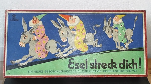 Cover image of Esel streck' dich! board game