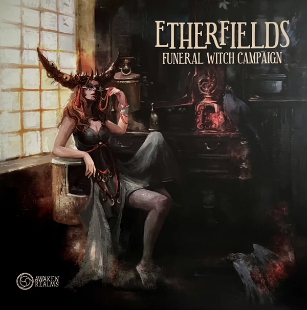 Cover image of Etherfields: Funeral Witch Campaign board game