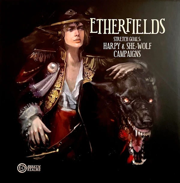 Cover image of Etherfields: Stretch Goals – Harpy & She-Wolf Campaigns board game