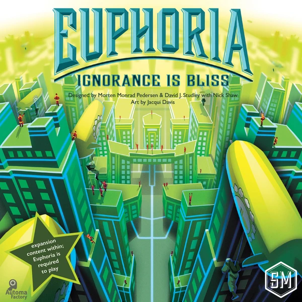 Cover image of Euphoria: Ignorance Is Bliss board game