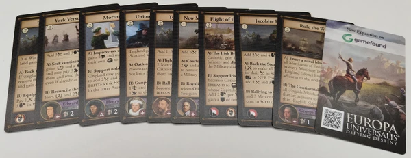 Cover image of Europa Universalis: Flavor Pack 1 – Britannia board game