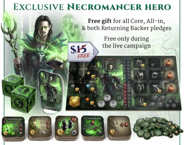 Cover image of Euthia: Torment of Resurrection – Necromancer Hero board game
