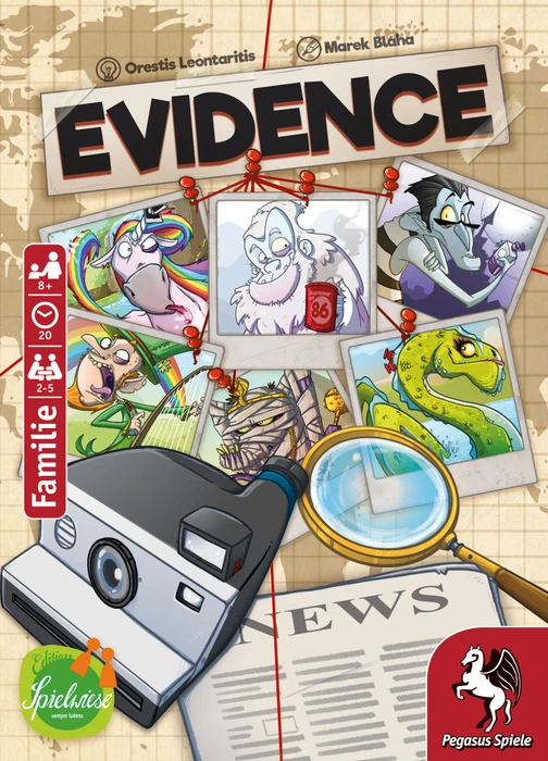 Cover image of Evidence board game