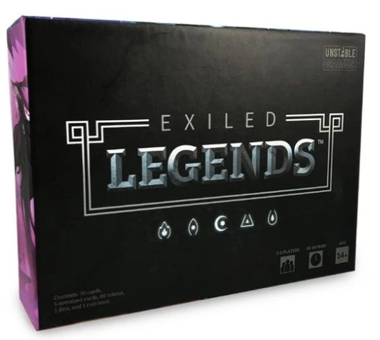 Cover image of Exiled Legends board game