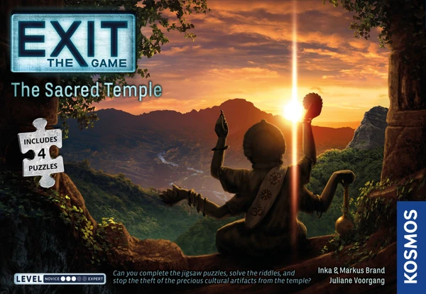 Cover image of EXIT: The Game + Puzzle – The Sacred Temple board game