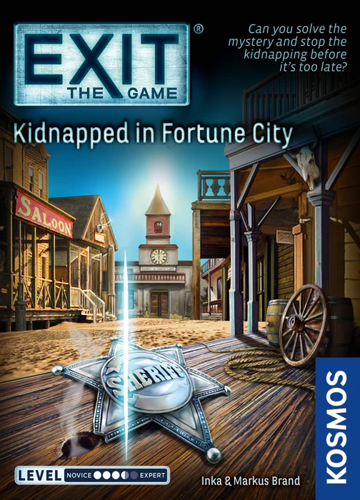 Cover image of EXIT: The Game – Kidnapped in Fortune City board game