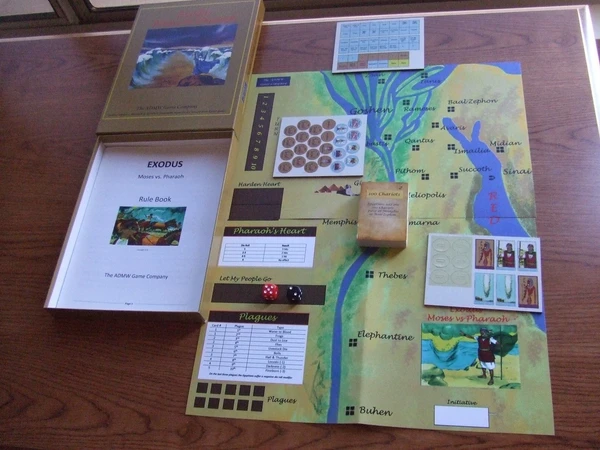 Cover image of Exodus: Moses vs. Pharaoh board game