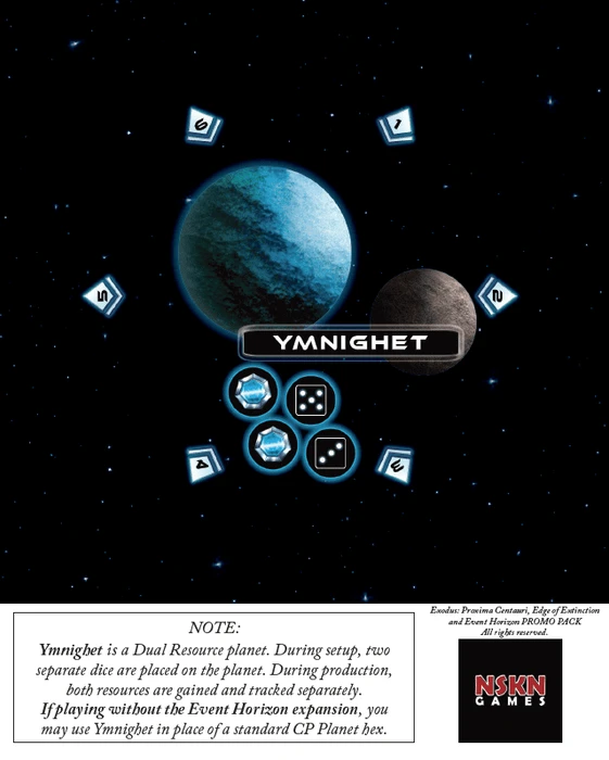 Cover image of Exodus: Proxima Centauri – Ymnighet Mini-Expansion board game