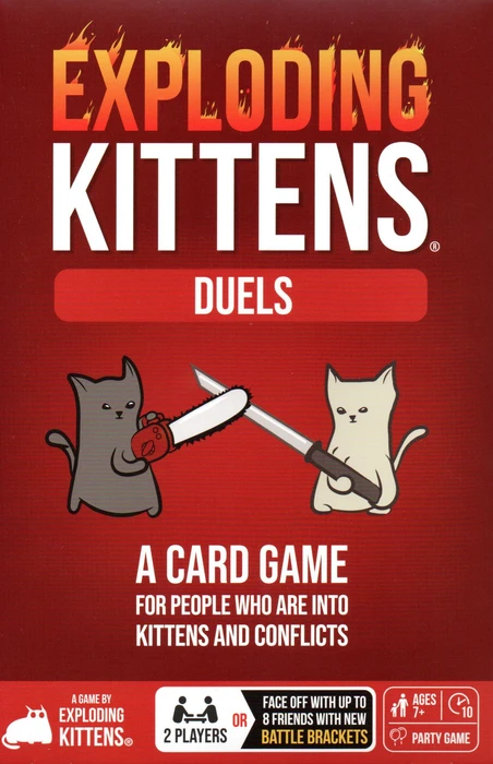Cover image of Exploding Kittens: Duels board game