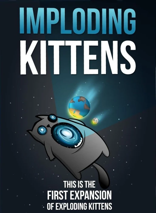 Cover image of Exploding Kittens: Imploding Kittens board game