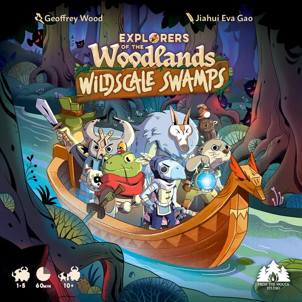 Cover image of Explorers of the Woodlands: Wildscale Swamps board game
