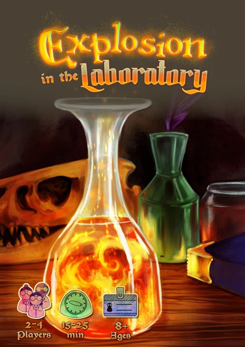 Cover image of Explosion in the Laboratory board game