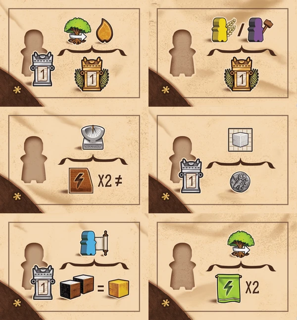 Cover image of Ezra and Nehemiah: Spielbox Scroll Tiles board game