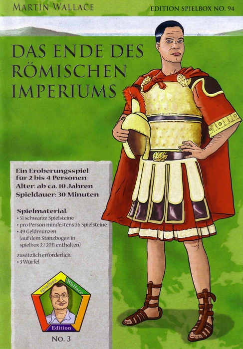 Cover image of Fall of the Roman Empire board game