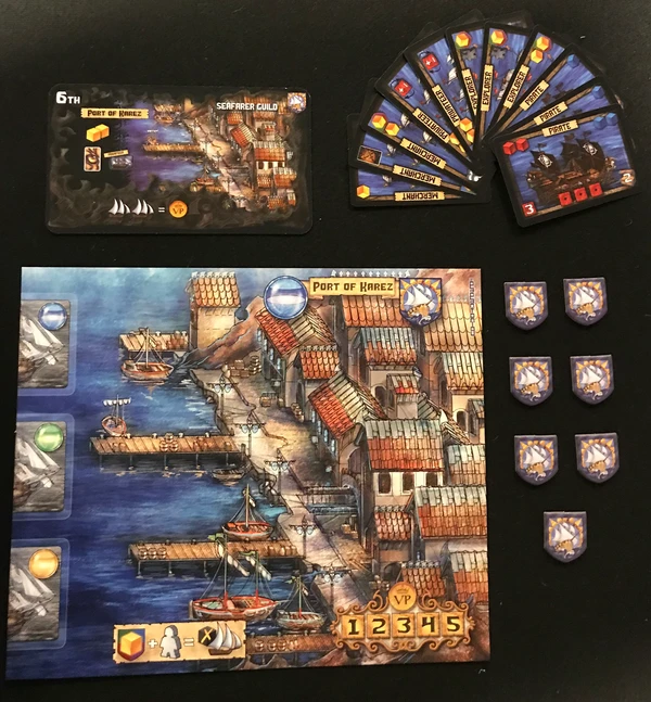 Cover image of Fallen City of Karez: Port of Karez board game