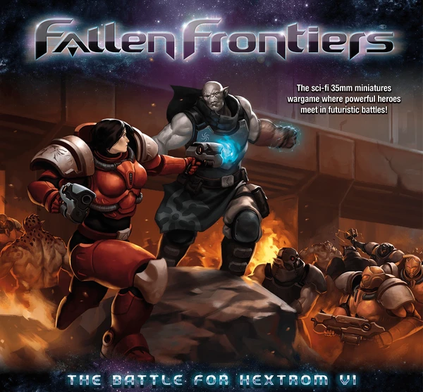 Cover image of Fallen Frontiers: The Battle of Hextrom VI board game