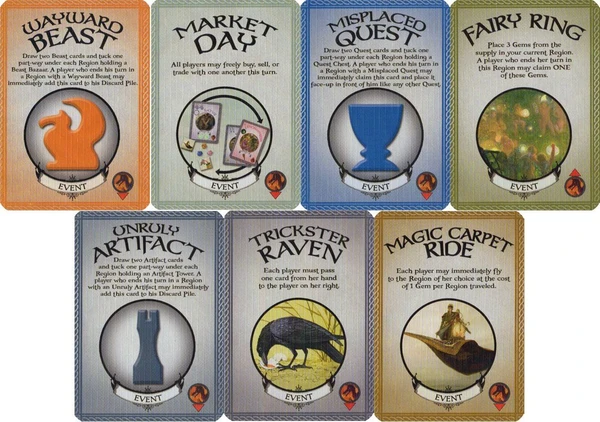 Cover image of Fantastiqa: Fantastic Events Expansion board game