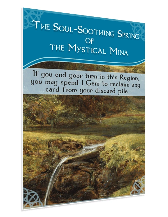 Cover image of Fantastiqa: The Soul-Soothing Spring of The Mystical Mina Promo Card board game