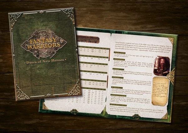 Cover image of Fantasy Warriors: Dawn of New Heroes board game