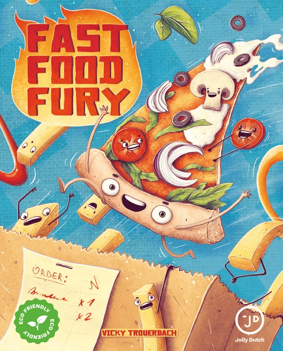 Cover image of Fast Food Fury board game