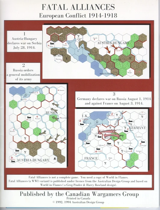Cover image of Fatal Alliances II board game