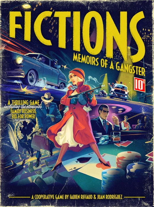 Cover image of Fictions: Memoirs of a Gangster board game