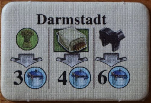 Cover image of Fields of Arle: New Travel Destination – Darmstadt board game