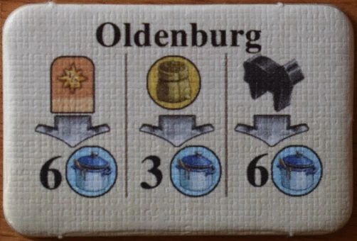 Cover image of Fields of Arle: New Travel Destination – Oldenburg board game